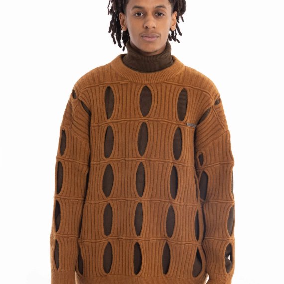 Brown Pullover h4369