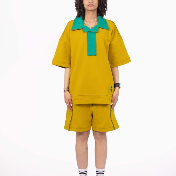 Unisex Polo T-shirt and Shorts Set